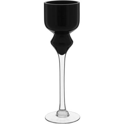 Vaso de Vidro 40x12x12cm Preto