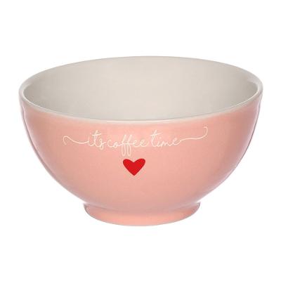 Bowl Porcelana Redondo Lamour Hauskraft Rosa 440 ml