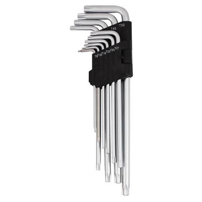 Chave Torx Longa Sem Furo 10 Peças Western