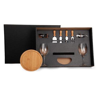 Kit para Queijo e Vinho sem Espaço para Garrafa -  9 Peças