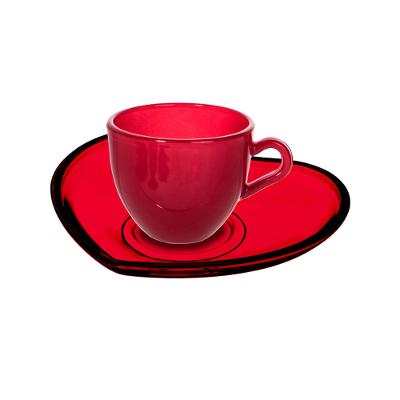 Jogo de Xícaras Café Heart com 4 Peças - Hauskraft