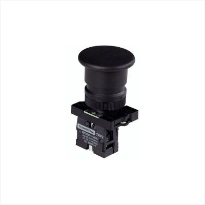 Botão Cogumelo Tramontina Trp2-EC22 1NF Preto com Base de Plástico