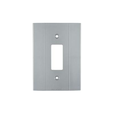 Tampa 1 Posto para Condulete Plastibox Tramontina Cinza