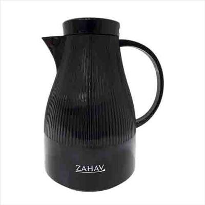 Garrafa Térmica 1L - Preta - (Com Ampola De Vidro) - Zahav