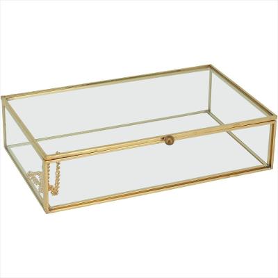 Porta Joias Vidro 5x20x12cm -