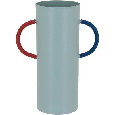 Vaso Metal 15x11x11cm Verde