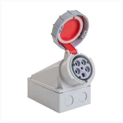 Tomada de Sobrepor Industrial 3P+N+T 63 A 380-415 Vca 6 H Tramontina