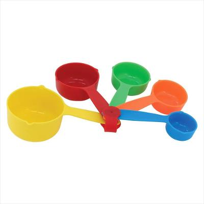 Jogo de Medidores Copos Plástico Color 5 Peças - Mino - NH
