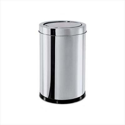 Lixeira Inox com Tampa Basic. 18,5x29cm 7,8 Litros