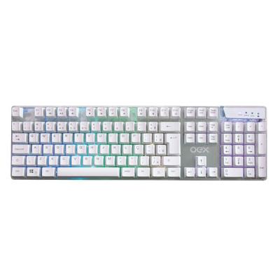 Teclado Gamer Prismatic OEX Branco