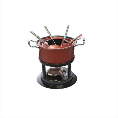 Fondue Viena Inox Cobre Fosco 10 Peças Hauskraft