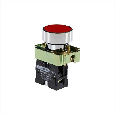 Botão de Impulso Tramontina Trp2-Ba41 1na Vermelho com Base de Metal