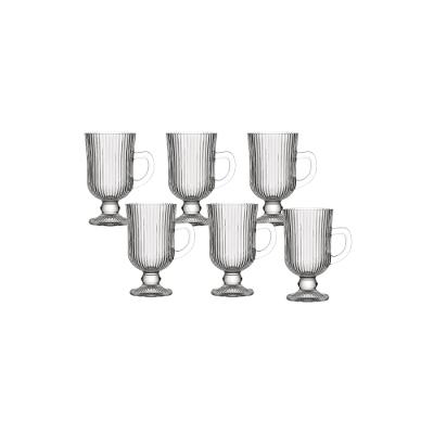 Conjunto De Canecas Irish Vidro 108 Mililitros 6 Peças - Hauskraft