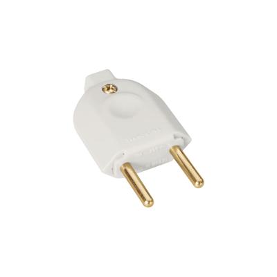 Plugue Macho 2P 10 A 250 V Tramontina Branco