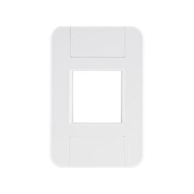 Placa 2 Postos Juntos 4x2 Tramontina Tablet Branca