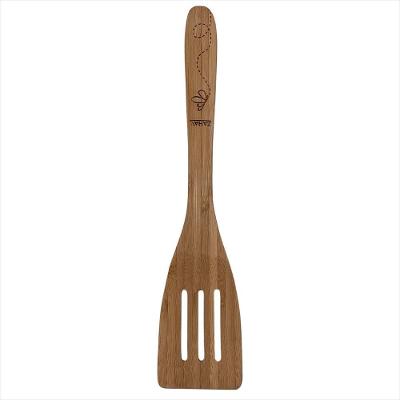 Espatula Vazada De Bambu 30cm Zahav