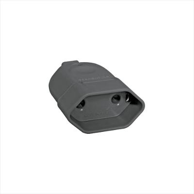 Plugue Fêmea 2P 250 V 10 A Tramontina Preto