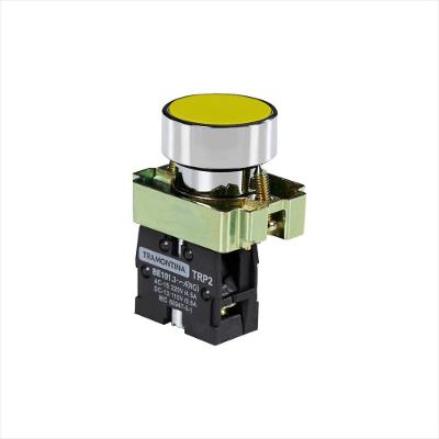 Botão de Impulso Tramontina Trp2-Ba51 1na Amarelo com Base de Metal