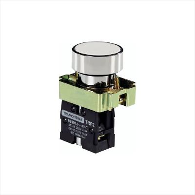Botão de Impulso Tramontina Trp2-Ba11 1NA Branco com Base de Metal