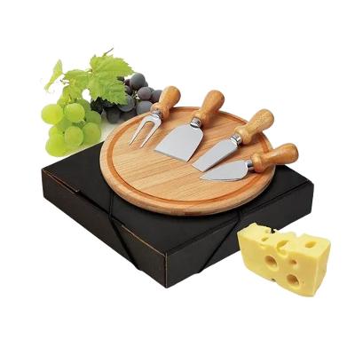 Conjunto para Queijo em Bambu Madeira e Inox - 5 Peças