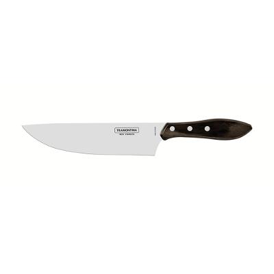 Faca Carne Inox 8 Polywood Castanho Grande Tramontina