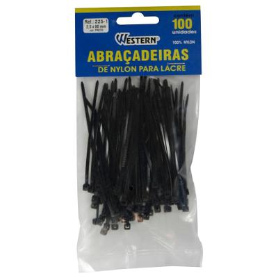Abracadeiras Preto 2,5X80Mm Western