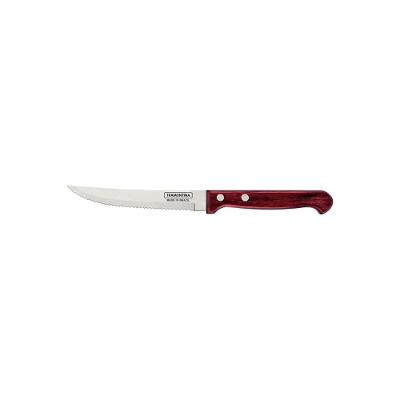 Faca Churrasco Inox 5 Polywood Vermelho Tramontina
