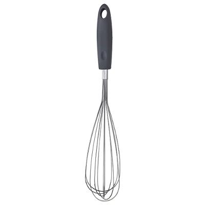 Batedor De Ovo Plástico 34Cm Cinza Hauskraft