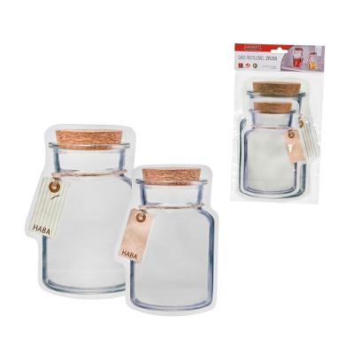 Saco Reutilizavel Ziplock Pote 2 Peças Hauskraft