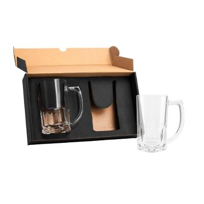 Cj. De Canecas De Vidro P /  Chopp - 340 Ml Welf