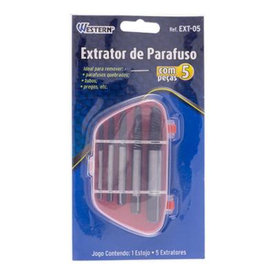 Extrator De Parafuso 5 Peças Western