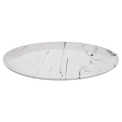 Travessa Oval Marble Porcel 40,7 cm Hauskraft