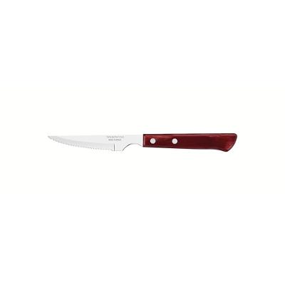 Faca Churrasco Inox 4 Polywood Vermelho Tramontina