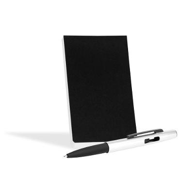 Bloco Para Anotações Com Caneta - Preto Welf
