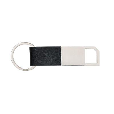 Chaveiro Em Metal E Material Sintético Preto Welf