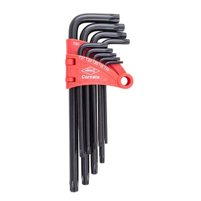 Torx Longa T10-T50 Jogo 9 Peças Corneta