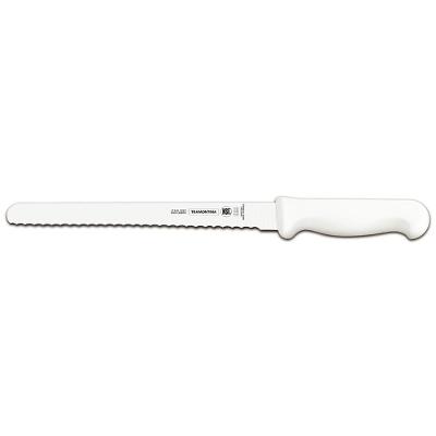 Faca Fiambre Inox 12 Profissional Propileno Branco Tramontina