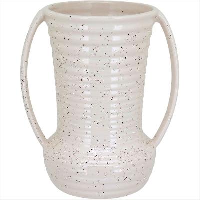 Vaso Cerâmica 23x20x20cm Marfim