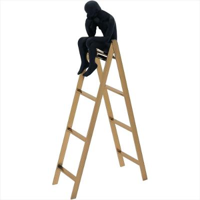 Escultura Metal 33-27-27cm Dourado