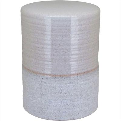 Banqueta Cerâmica 44x32x32cm Marfim