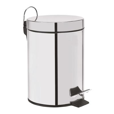 Lixeira Pedal Inox Copenhague Hauskraft 3L