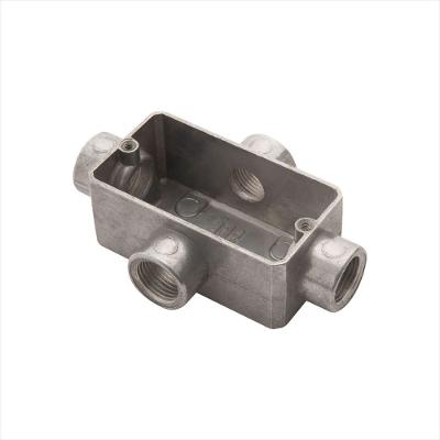 Condulete Tipo X 3/4 Fixo Tramontina com Rosca BSP e sem Pintura