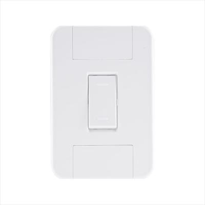 Conjunto 4x2 com 1 Interruptor Paralelo 10 A 250 V Tramontina Tablet Branco