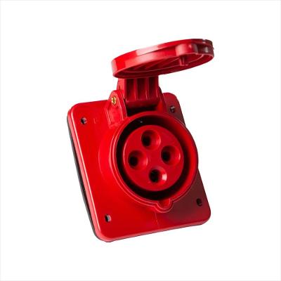 Tomada de Embutir Industrial 3P+T 16 A 380-415 Vca 6 H Tramontina