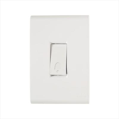 Conjunto 4x2 com 1 Pulsador Campainha Tramontina Liz 10 A 250 V Branco