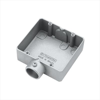 Condulete Tipo Ed 3/4 Duplo Tramontina com Rosca BSP e com Pintura Eletrostática a Pó