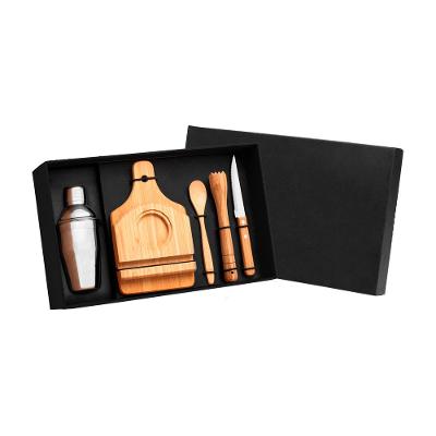 Kit Para Caipirinha Em Bambu - 0,35 L - 6 Pçs Welf