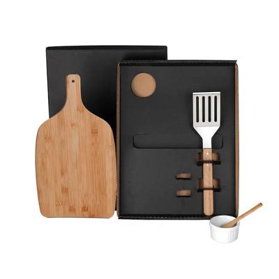 Kit Para Hamburguer Com Espátula - 4 Peças