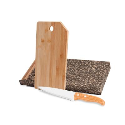 Conjunto Para Cozinha Em Bambu/Inox Oregon - 2 Pçs Welf