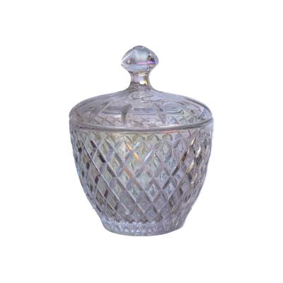 Potiche Decorativo de Vidro Nobre Rainbow 11cm - Hauskraft
